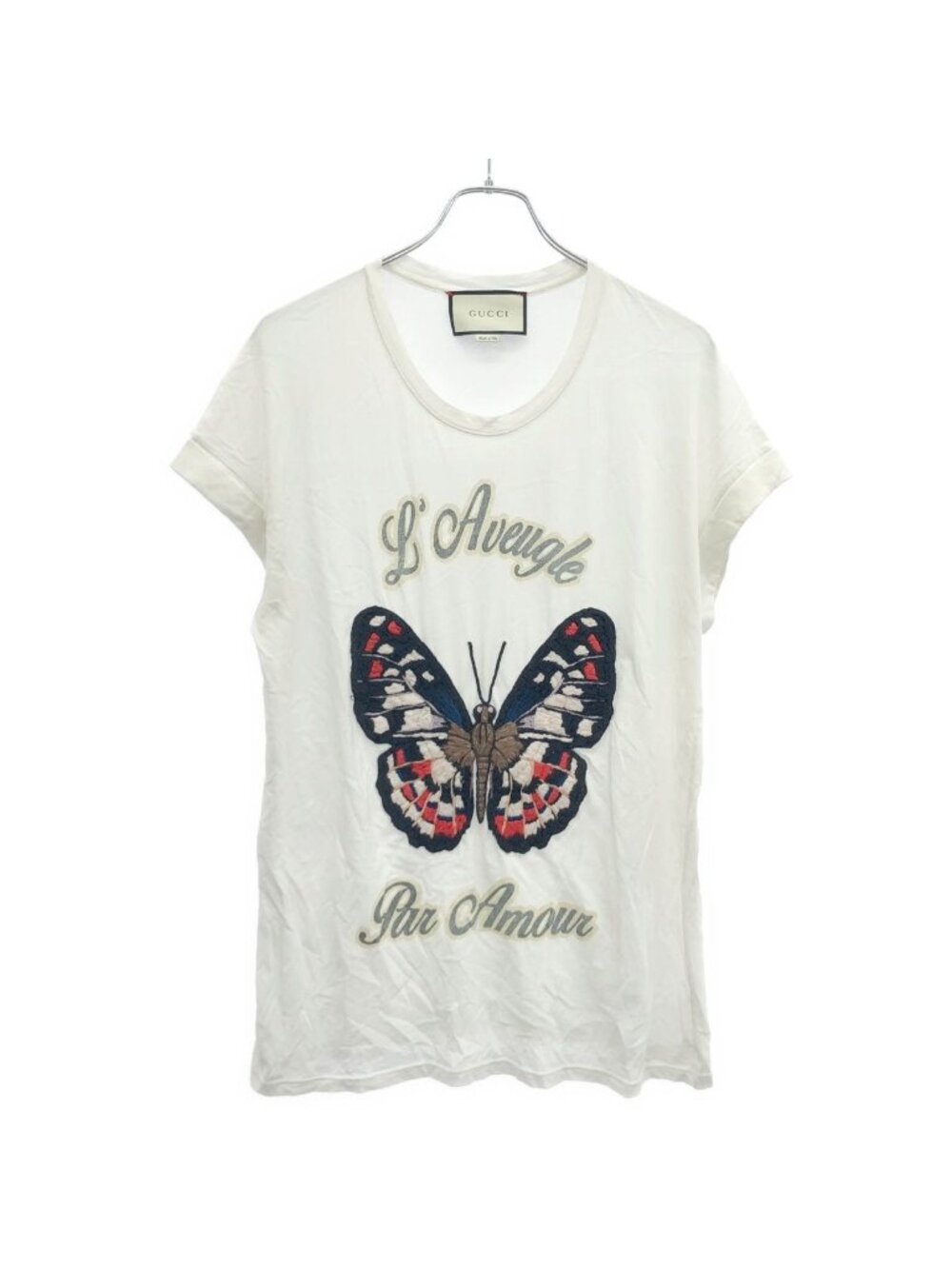 Gucci Butterfly Applique T-Shirt White XL
